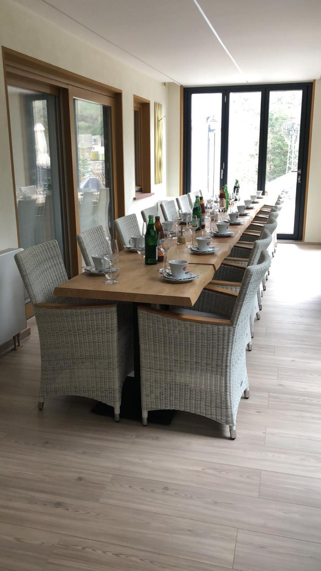 Rheinliebe Bistro Und Pension 莱茵河畔洛尔希 外观 照片