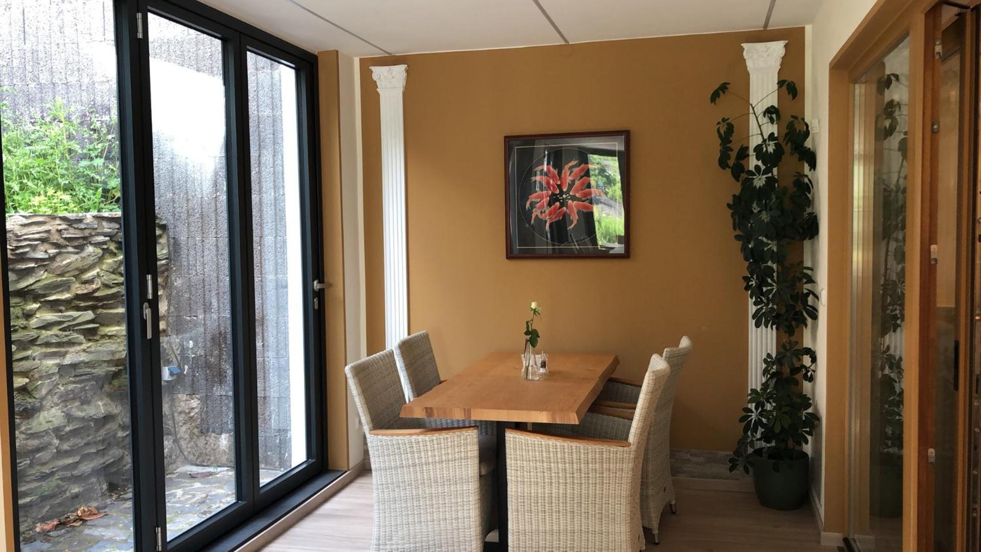 Rheinliebe Bistro Und Pension 莱茵河畔洛尔希 外观 照片